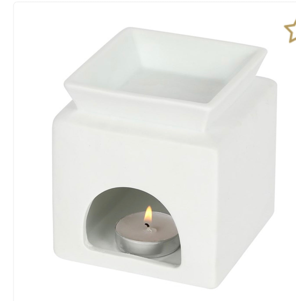 White Cut Out 'Love' Burner