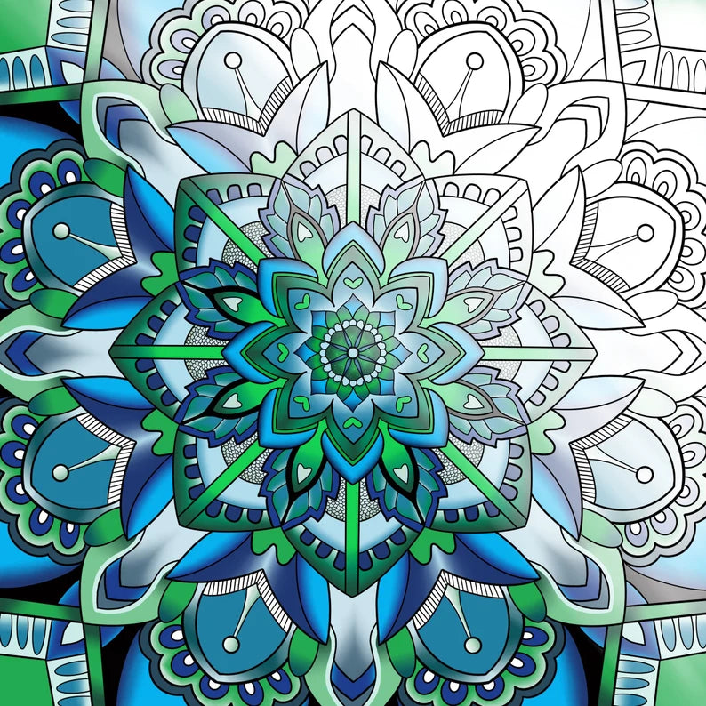 HacunaMandala - Mandala Adult Colouring Book